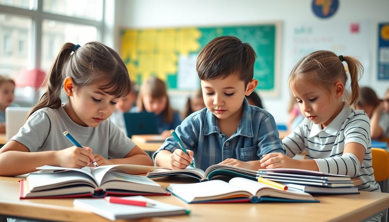 Student preparing for exams with study materials