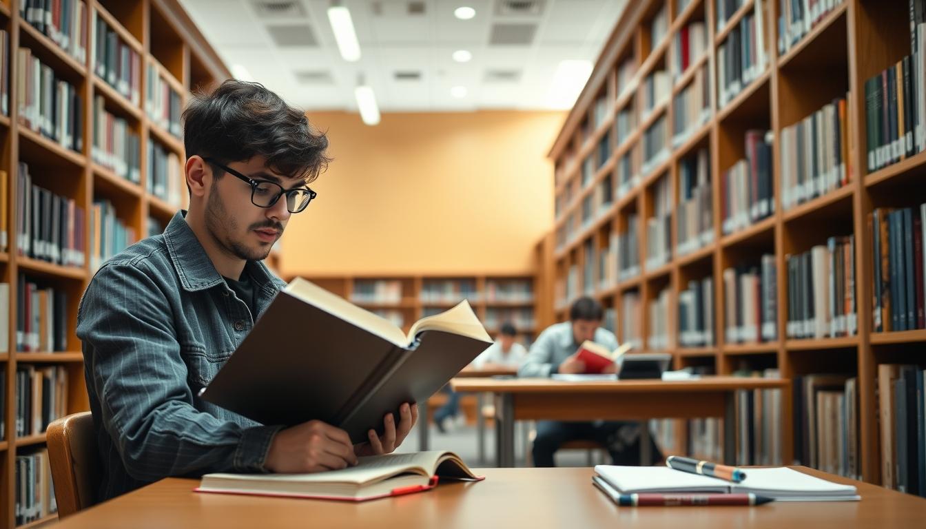 Structured study materials and learning resources on a desk